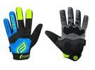 Letní dlouhoprsté rukavice FORCE MTB AUTONOMY, černo-modré