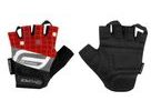 Letní krátkoprsté rukavice FORCE SQUARE, červené