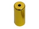 Koncovka bowdenu 5mm Al - zlatá 1ks