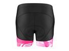 Dámské kraťasy do pasu s vložkou FORCE MINI, černo-růžové