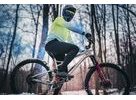Pánský dres s dlouhým rukávem FORCE MTB ANGLE, fluo-modrý