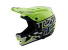 Integrální helma Troy Lee Designs D4 POLYACRYLITE FIFTY-50 NAVY / GLO YELLOW 2025