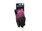 Letní dlouhoprsté rukavice FORCE MTB ANGLE, růžovo-černé
