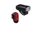 Sada světel LEZYNE LIGHT PAIR LITE DRIVE 1200+ / KTV DRIVE PRO+ PAIR SATIN BLACK / BLACK