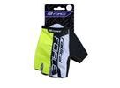 Letní krátkoprsté rukavice FORCE RADICAL, fluo-bílo-černé