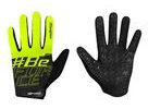 Letní dlouhoprsté rukavice FORCE MTB SWIPE, černo-fluo