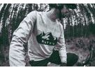 Pánské tričko PEATY'S PUBWEAR TRIKO S DLOUHÝM RUKÁVEM 3 PEAKS SUNRISE / HEATHER GREY