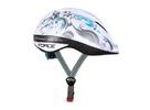Dětská helma FORCE FUN FLOWERS, bílo-šedo-modrá