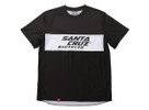 Pánský dres s krátkým rukávem SANTA CRUZ RINGER 2.0 TRAIL JERSEY, black