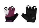 Letní krátkoprsté rukavice FORCE SECTOR LADY gel, černo-fialové