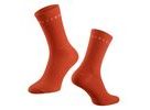 Dlouhé ponožky FORCE SNAP, oranžové