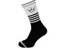 Dlouhé ponožky PEATY'S PONOŽKY SHREDSOCKS BAND white-black