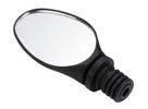 Zpětné zrcátko FORCE plastové do řidítek, černé