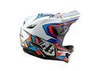 Integrální helma Troy Lee Designs D4 COMPOSITE FRAMES WHITE / SILVER 2025