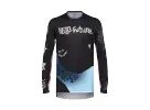 Pánský dres s dlouhým rukávem FOX Flexair Hello Future Long Sleeve Jersey, Cream