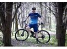 Pánský dres s krátkým rukávem FORCE MTB ANGLE, modrý