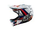 Integrální helma Troy Lee Designs D4 COMPOSITE FRAMES WHITE / SILVER 2025