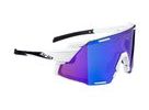 Brýle FORCE GRIP bílé, modrá revo skla