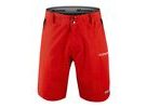 Pánské kraťasy do pasu s odnímatelnou vložkou FORCE BLADE MTB, červené