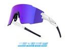 brýle FORCE MANTRA bílé, fialové zrc. sklo