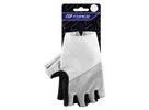 Letní krátkoprsté rukavice FORCE EVEN bez zapínání, šedo-bílé