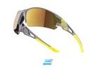 brýle FORCE CALIBRE šedo-žluté, žlutá zrc. skla