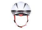 Dětská helma FORCE FUN STRIPES, bílo-šedo-červená