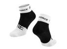 Krátké ponožky FORCE ONE, bílo-černé