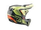 Integrální helma Troy Lee Designs D4 POLYACRYLITE QUALIFIER BLACK / YELLOW 2025