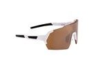 brýle FORCE ELECTRA bílé, hnědé zrc. sklo