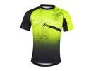 Pánský dres s krátkým rukávem Force MTB Core, fluo-černý