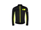 Dětská bunda FORCE FROST KID softshell, černo-fluo