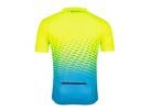 Pánský dres s krátkým rukávem FORCE MTB ANGLE, fluo-modrý