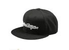 Kšiltovka Troy Lee Designs FLAT BILL SNAPBACK SIGNATURE, black