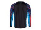 Dres s dlouhým rukávem FORCE RECKLESS, černo-červeno-modrý