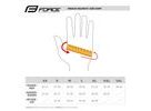 Letní dlouhoprsté rukavice FORCE MTB POWER, černo-červené