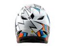 Integrální helma Troy Lee Designs D4 COMPOSITE FRAMES WHITE / SILVER 2025