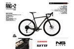 Gravel kolo NS Bikes RAG + 2 Black 2025 Hydra (L 175 - 190 cm)