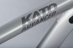 Pánské horské kolo Ghost Kato Advanced 29" - Light Grey / Dark Orange Gloss 2022