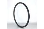 Karbonový ráfek ASYM. Nextie PREMIUM 36mm 29" MTB Clincher [Tubeless Compatible][NXT29XMA36]-Solid black wrap-over