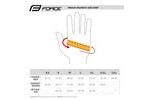 rukavice FORCE MTB AUTONOMY, fluo