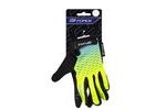 rukavice FORCE KID MTB ANGLE letní, fluo-modré