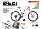 Celoodpružené kolo NS Bikes Define AL 150 0, bílá (M ( 165-180 cm ))