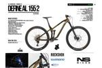Celoodpružené kolo NS Bike Define AL 2 155 olive rust (L ( 180 - 195 cm ))