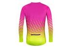 Dámský dres s dlouhým rukávem FORCE MTB ANGLE LADY, růžovo-fluo