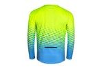 Dres dlouhý rukáv FORCE MTB ANGLE fluo-modrý