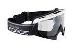 Brýle FORCE GRIME sjezdové bílo-černé, čiré sklo