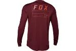 Pánský dres s dlouhým rukávem FOX RANGER SWATH, červený