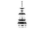 Hlavové složení FORCE  TAPER 1 1/8"-1 1/2" semi-integrované 55mm, černé