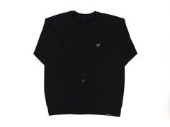 Mikina PEATY'S CREW JUMPER - BLACK/černá 